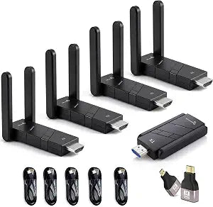 Wireless HDMI Transmitter and Receiver - 1TX+4RX Plug &Play