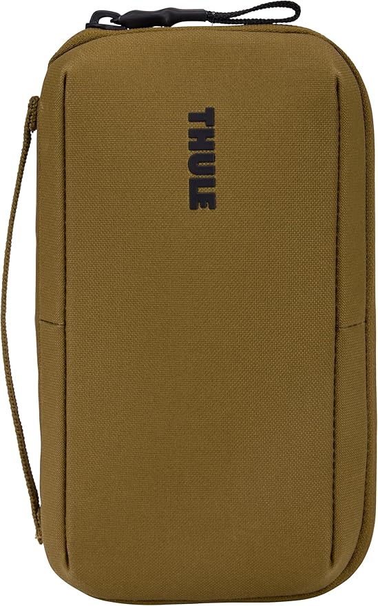 Thule Aion Travel Organizer - 2-in-1 Pouch Includes Travel Wallet and Electronics Bag - RFID Blocking Zipper Pouch - Internal Pockets to Stay Organized - 100% Recycled Waxed PFC-Free Fabric