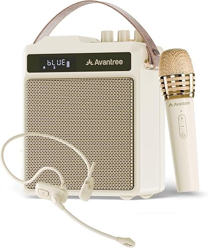 Avantree VoxAmp Duo - Portable Wireless Voice Amplifier Microphone
