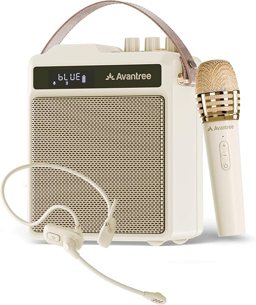Avantree VoxAmp Duo - Portable Wireless Voice Amplifier Microphone