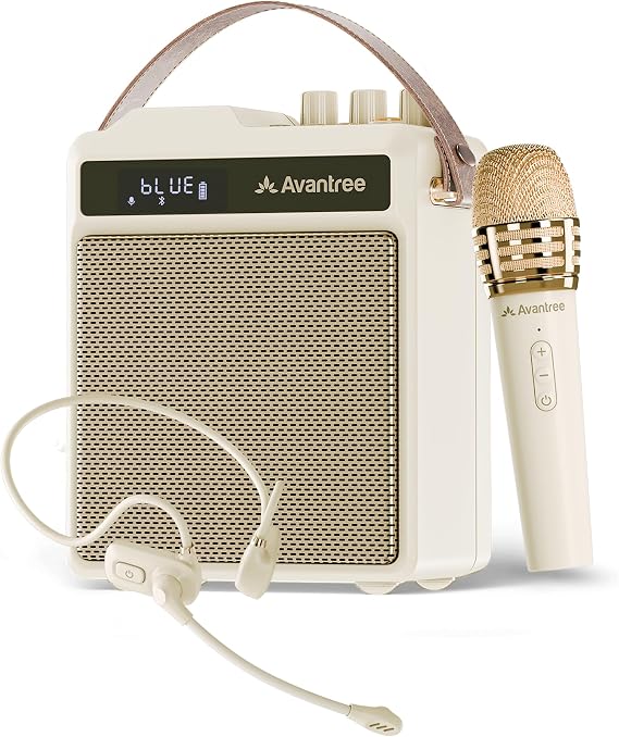 Avantree VoxAmp Duo - Portable Wireless Voice Amplifier Microphone