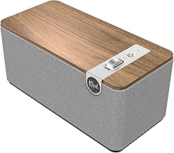 Klipsch The One Plus Premium Bluetooth Speaker System with Two 2.25” Full Range Drivers, 4.5” Woofer, Bluetooth 5.3 with Up to 40 ft. of Distance, Walnut - Image 1