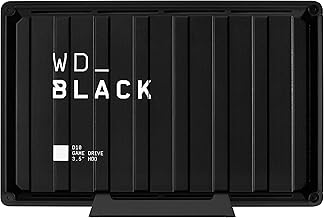 WD_BLACK 8TB D10 Game Drive - Portable External Hard Drive HDD Compatible with Playstation, Xbox, PC, & Mac - WDBA3P0080HBK-NESN - Image 1
