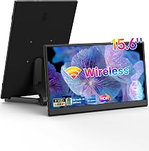 15.6 inch Wireless Portable Monitor for Laptop Support AirPlay Miracast - Image 1