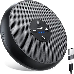 EMEET M1A USB Conference Speaker and Microphone, 360° Voice Pickup