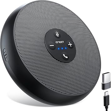 EMEET M1A USB Conference Speaker and Microphone, 360° Voice Pickup