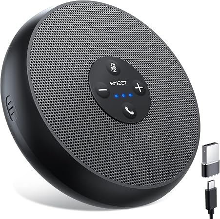 EMEET M1A USB Conference Speaker and Microphone, 360° Voice Pickup
