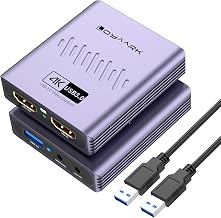 4K HDMI Video Capture Card for Nintendo Switch 2, PS5, Xbox, PC,Streaming- USB 3.0 Game Capture Device with 2K 30fps, Compatible with Broadcasting, Mobile Cameras & More