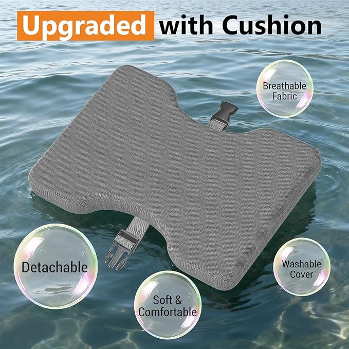 Bamboo Foot Rest for Under Desk at Work - 3-in-1 Reversible Rocking Under Desk Footrest with Foam Cushion and 6 Adjustable Heights, Ergonomic Foot Rest with Washable Cover for Home, Office and Gaming