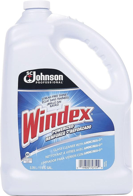 Windex Glass Cleaner with Ammonia-D, Floral, 128 oz., 1-Count