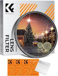 K&F CONCEPT 58mm Variable Star Starburst Filter 4 8 Points