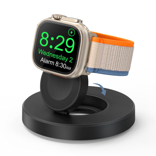 Upgraded for Apple Watch Charger, Foldable Travel Fast Charging Dock