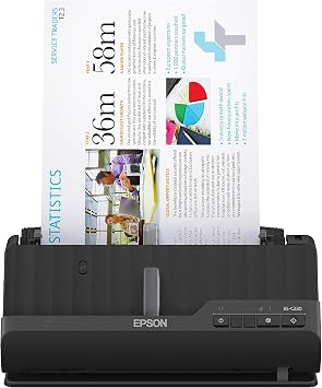 Epson Workforce ES-C220 Compact Document Scanner Duplex 20-pg ADF