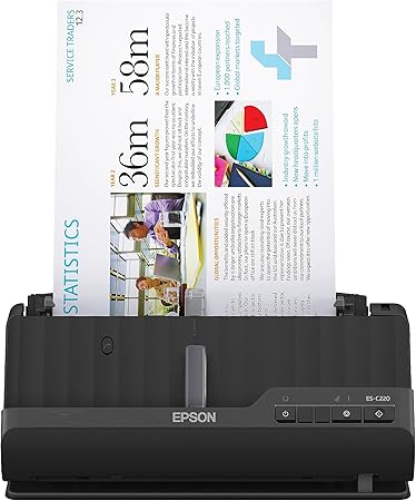 Epson Workforce ES-C220 Compact Document Scanner Duplex 20-pg ADF
