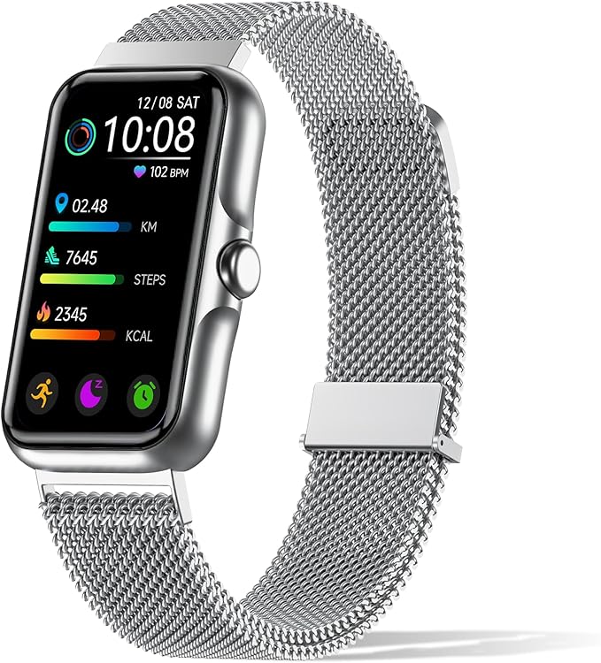 Fitness Tracker with 24/7 Continuous Heart Rate, Blood Oxy-gen Monitor, Smart Watch with Sleep Monitor, IP68 Waterproof Activity Tracker Step Counter for Women Men