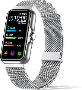 Fitness Tracker with 24/7 Continuous Heart Rate, Blood Oxy-gen Monitor, Smart Watch with Sleep Monitor, IP68 Waterproof Activity Tracker Step Counter for Women Men