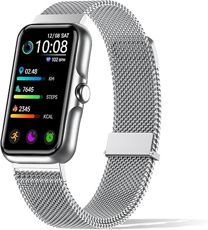 Fitness Tracker with 24/7 Continuous Heart Rate, Blood Oxy-gen Monitor, Smart Watch with Sleep Monitor, IP68 Waterproof Activity Tracker Step Counter for Women Men