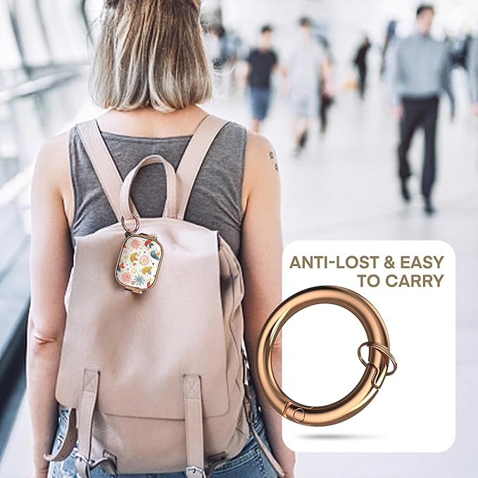 Maxjoy for AirPods Pro 3rd Generation Case with Lock, Cute AirPods Pro 3 Case Lock Protective Hard Air Pod Pro 3 Cover for Women Men with Keychain for Airpod Pro 3rd Gen Cover 2025