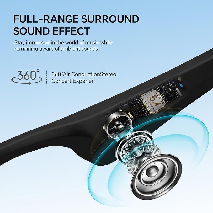 Smart Glasses, Bluetooth 5.4 Translation Glasses with 160 Language, UV Protection,Unisex, Support Wireless Music, Siri Call, Compatible with iOS/Android. Support Phone/Table PC, Lightweight Design