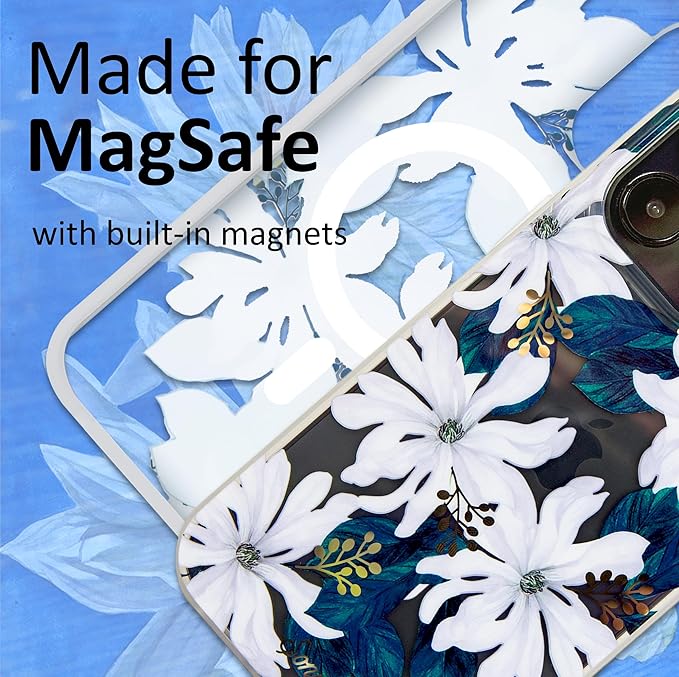 Sonix Case for iPhone 15 Pro Max | Compatible with MagSafe iPhone Case Floral | 10ft Drop Tested | Delilah Flower