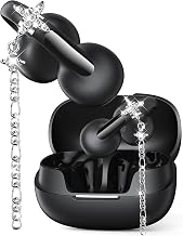 Open Ear Earbuds with Dangling Star Jewelry Earrings - Image 1
