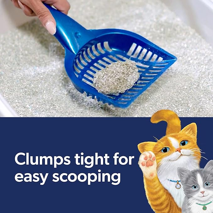 Fresh Step Clean Paws Cat Litter with Febreze Freshness, Advanced Multi Cat Low Tracking Clumping Litter, 37 lbs. (2 x 18.5 lb. Box)