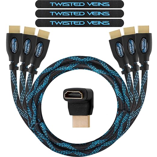 3 Pack of 6FT 4K HDMI Cables HDMI Cable Multipack