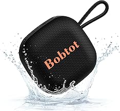 Bobtot Portable Bluetooth Speaker, IPX7, TWS Pairing, Black