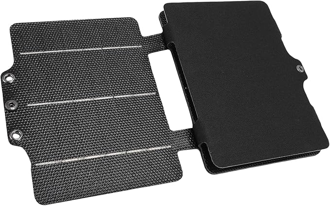 Kikumi 20 W Portable Foldable Solar Panel Charger High Efficiency ETFE Floding Solar Panel USB Type C Output for Mobile Phones Outdoor Camping
