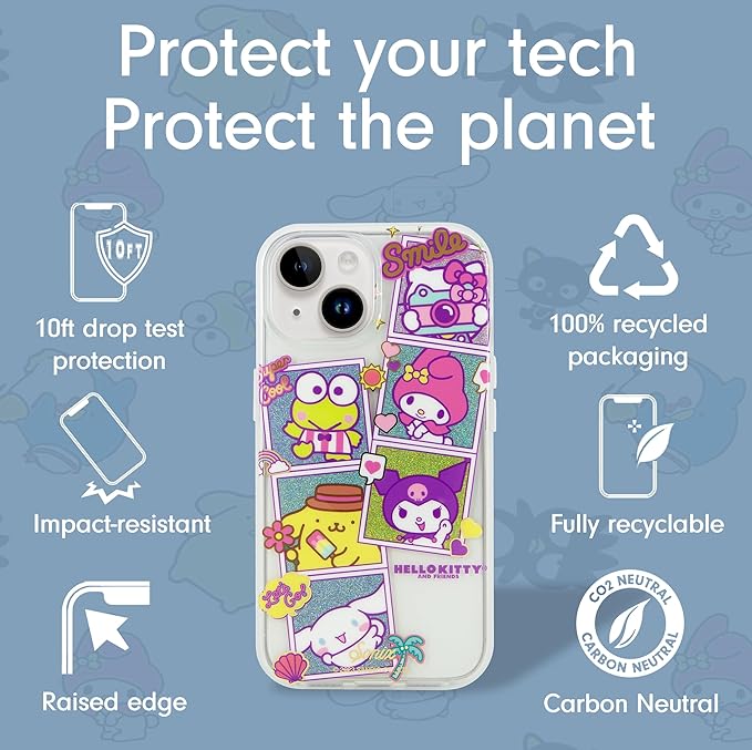 Sonix x Sanrio Case for iPhone 15 Plus/iPhone 14 Plus | Compatible with MagSafe | 10ft Drop Tested | Hello Kitty Snapshots