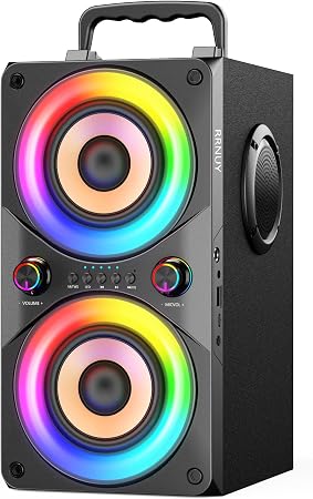 Bluetooth Speaker, 100W Portable Big Loud Wireless Boombox with Subwoofer