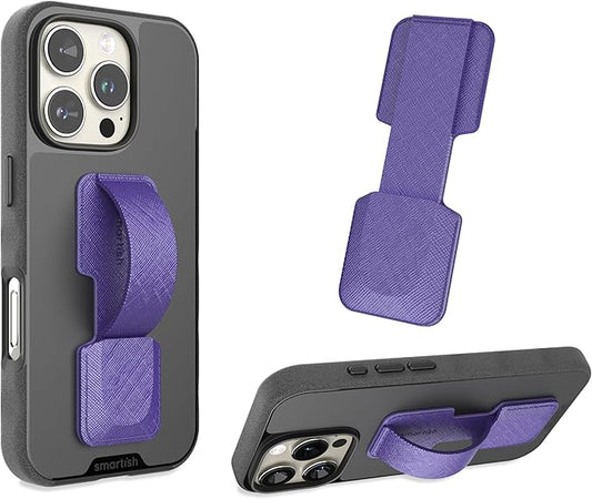 Smartish Phone Grip Loop - Prop Tart - Pop Out Finger Strap and Holder with Kick Stand [Compatible with All iPhone and Android Phones] - You're Just Jelly
