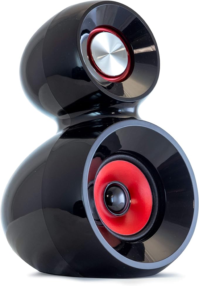 beFree Sound 5.1 Channel Bluetooth Surround Sound Speaker System- Red