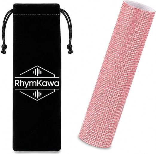 Rose Gold Shine Sleeve with Soft Liner for Handheld Wireless Mic