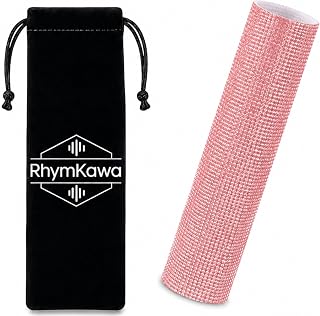 Rose Gold Shine Sleeve with Soft Liner for Handheld Wireless Mic - Image 1