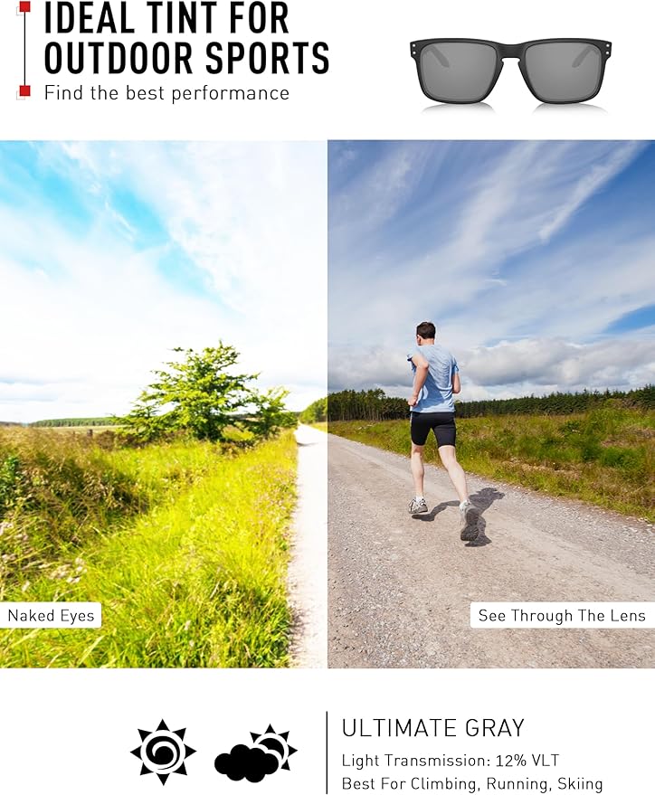 ThunderClap POLARIZED Replacement Lenses Compatible with Ray-Ban Meta Wayfarer RW4006 50mm | RW4008 53mm Smart Glasses