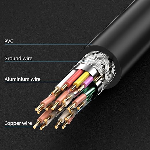 Diyanisly Long 4K Hdmi Cable 125FT Ultra, High Speed HDMI 2.0 Cables, Support 4K@60Hz, Ethernet Audio Video Return 3D ARC HDMI Cord for Xbox PS4/PS5 Roku TV UHD TV Monitor Laptop PC etc (PVC, Black)