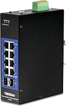 TRENDnet 10-Port Industrial Gigabit L2 Managed DIN-Rail Switch, TI-G102i - Image 1