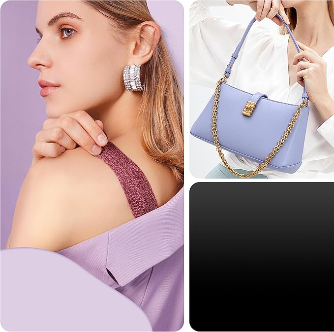 for Airpods Pro 2nd/1st Generation Case Cover, Compatible with Airpods Pro Case 2nd Gen USB C Charging Port, Clear Soft Transparent Military Grade Shockproof Case, Clear Purple