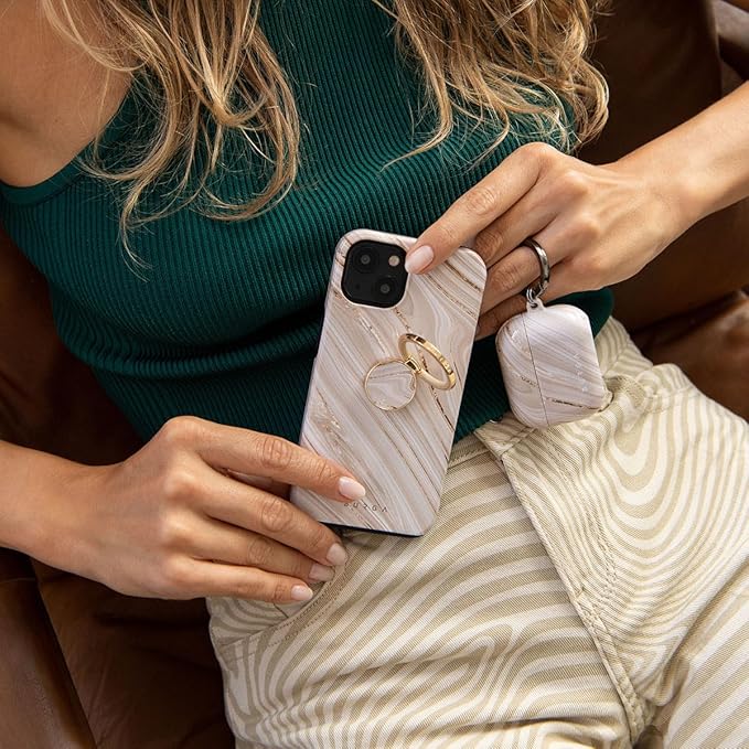 BURGA Phone Case for iPhone 15 - Cute, Trendy, Aesthetic, Pattern Phone Cover, Hard Shell Protection - fits Apple iPhone 15 Case for Women and Men
