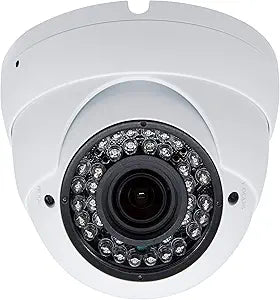 5MP 4MP Dome Super Hybrid Security Camera 4in1 TVI/CVI/AHD/960H CCTV Surveillance Security Camera 2.8-12mm Varifocal Lens Waterproof Day&Night Vision Outdoor/Indoor 98ft IR Camera White