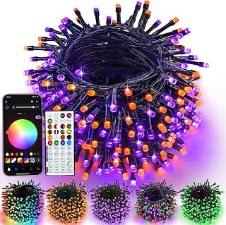Smart Color Changing Christmas Halloween Tree Light String 66 FT 200 LED - Image 1