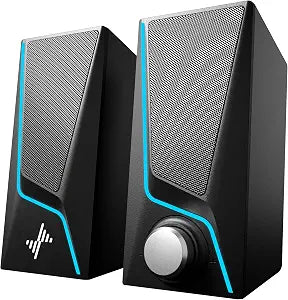 Nylavee Computer Speakers for Desktop, PC Speakers with 9 Lighting Modes