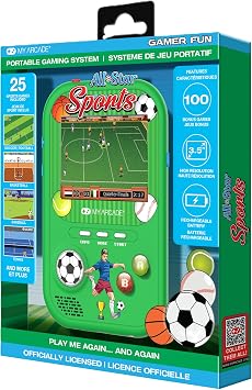 My Arcade All Star Sports Gamer Fun: 125 Preloaded Games for Kids, Adults