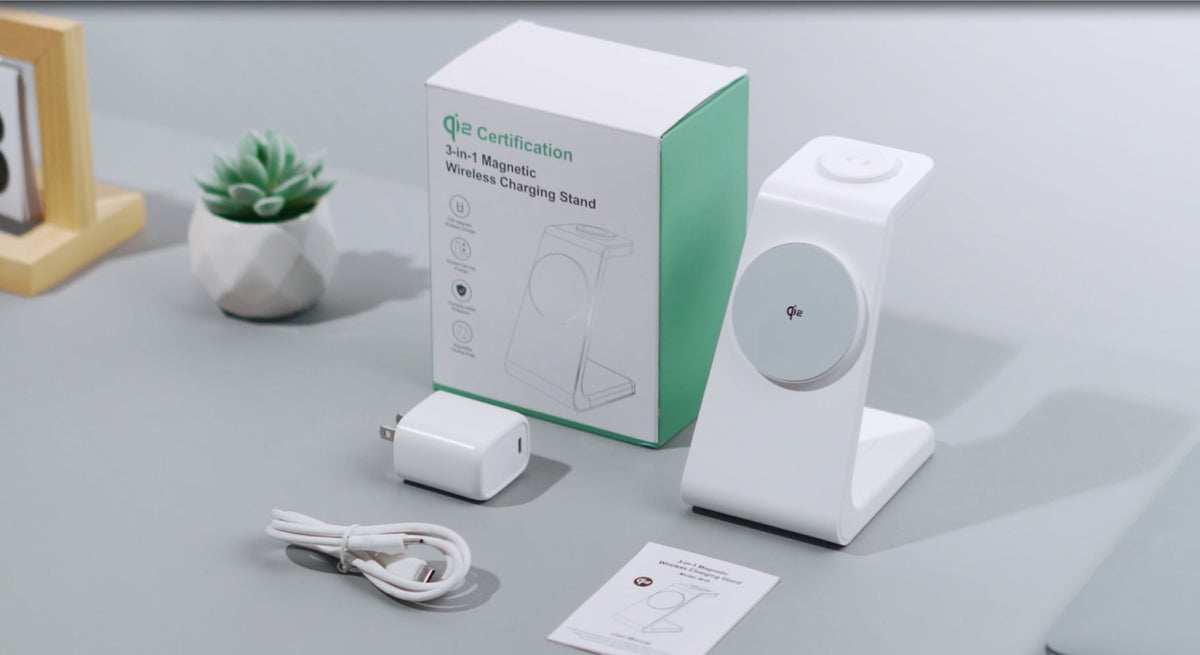 Magnetic Wireless Charging Station for iPhone: 3 in | Wireless Charger - Image 8