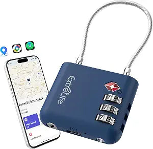 Luggage Locks TSA Approved, Compatible with Apple Find My & Google Find Hub