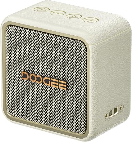 Portable Bluetooth Speaker, Compact Wireless Speaker with Deep Bass, Loud Stereo Sound, IP67 Waterproof/Dustproof, 16-Hour Playtime, TWS Pairing, USB, AUX, TF Card, for Home, Travel, and Outdoor