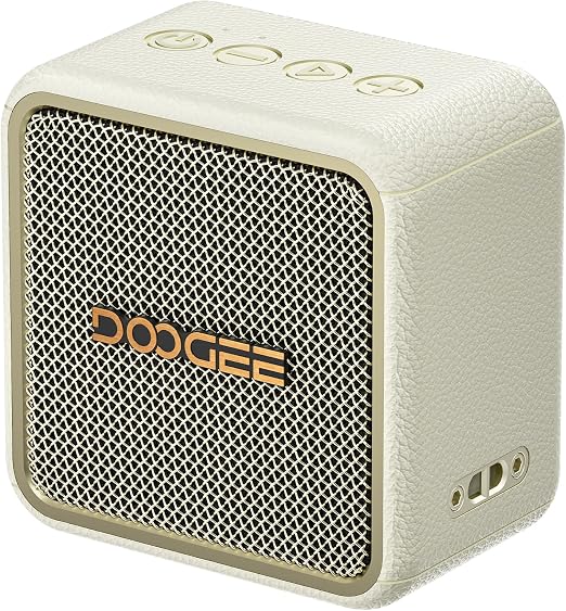 Portable Bluetooth Speaker, Compact Wireless Speaker with Deep Bass, Loud Stereo Sound, IP67 Waterproof/Dustproof, 16-Hour Playtime, TWS Pairing, USB, AUX, TF Card, for Home, Travel, and Outdoor