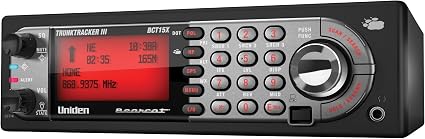 Uniden BearTracker Scanner (BCT15X) with 9,000 Channels, TrunkTracker III Technology, Base/Mobile Design, Close Call RF Capture Technology with Location-Based Scanning, - Black Color