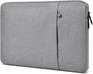 15.6 16.1 Inch Portable Monitor Case, Protective Padded Water Resistant Carrying Sleeve for 15.6" Display Monitors Shockproof Slim Travel Cover Bag with Accessory Storage Pocket, Gray